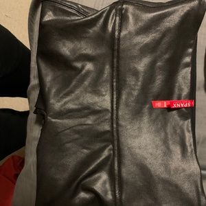 SPANX faux leather leggings